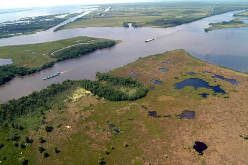 Intracoastal Waterway near New Orleans, Louisiana free photo