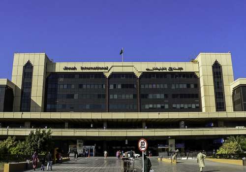 Jinnah Terminal, Quaid-e-Azam International Airport in Karachi, Pakistan free photo