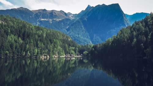 Lake, Mountains, and Landscape in Piburger Sea, Austria free photo