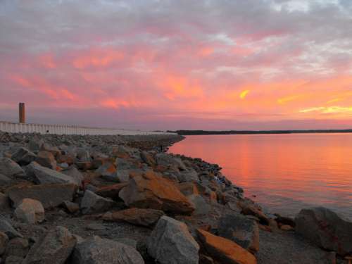 Lake Murray Dam in Columbia, South Carolina free photo