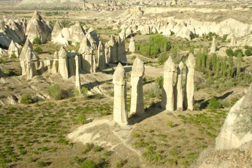 Landscape of Cappadocia in Turkey free photo