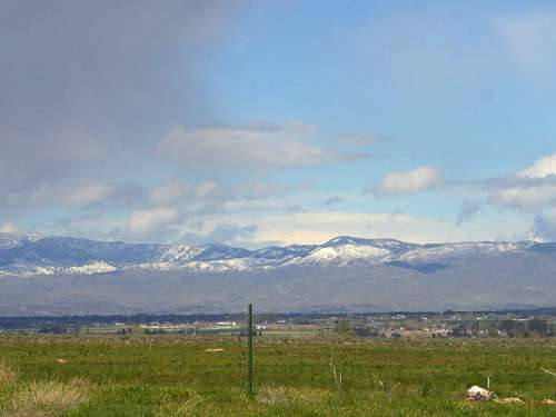 Landscape of the Mountains in Boise, Idaho free photo