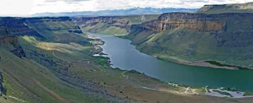Landscape of the Snake River Valley in Idaho free photo