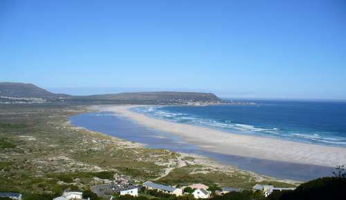Long Beach lanscape in Capetown, South Africa free photo