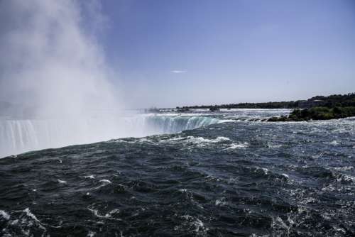Looking across the landscape of Niagara Falls, Ontario, Canada free photo