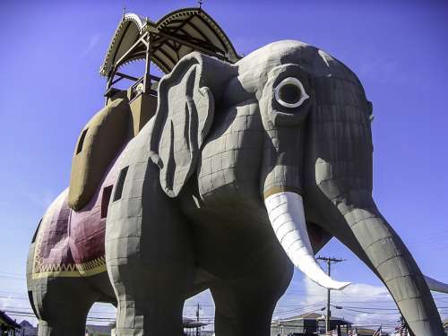 Lucy the Elephant in nearby Margate City in New Jersey free photo