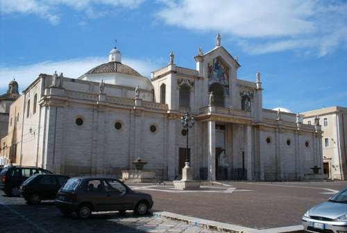 Manfredonia Cathedral building in Italy free photo