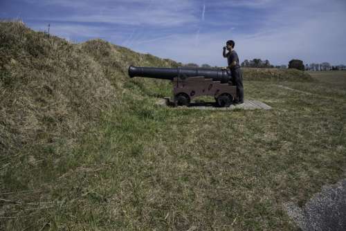 Me Sieging the British Positions at Yorktown, Virginia free photo