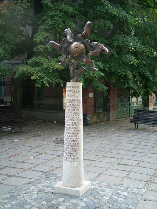 A memorial of the Golden Team in Szeged, Hungary free photo