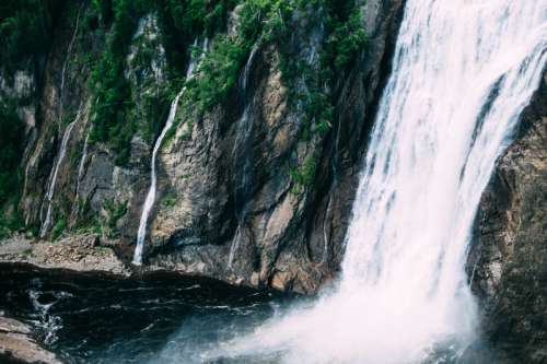 Montmorency Falls, Quebec City, Canada landscape free photo