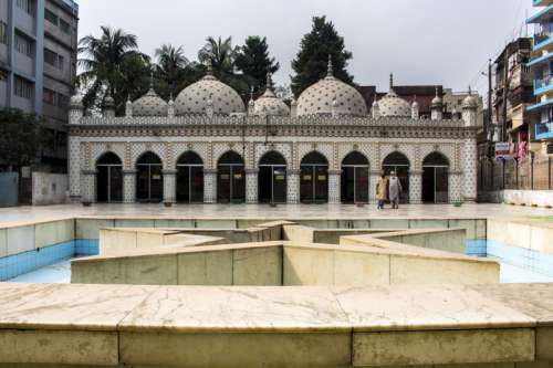 Mosque holy temple in Dhaka, Bangladesh free photo