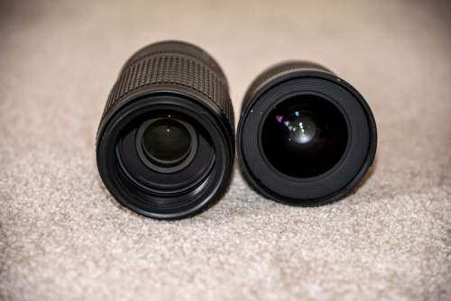 My Nikon and Rokinon Camera Lenses free photo