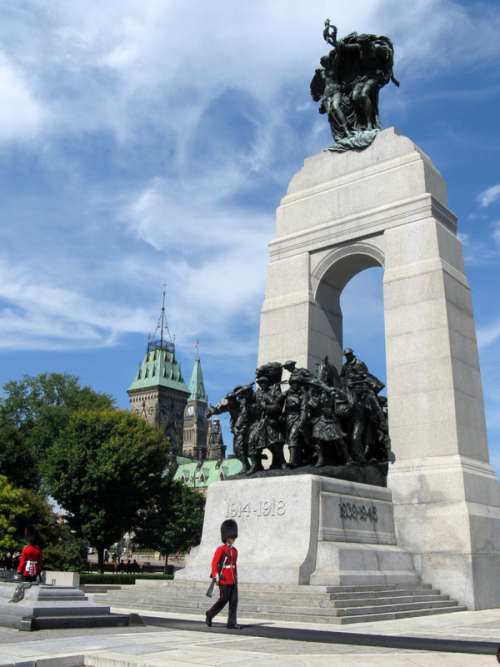 National War Memorial in Ottawa, Ontario, Canada free photo
