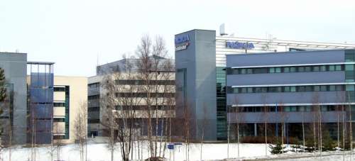 Nokia premises in Peltola in Oulu, Finland free photo
