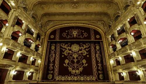 Odessa Opera and Ballet Theater Main Stage in Ukraine free photo