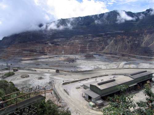 Ok Tedi Mine in southwestern Papua New Guinea free photo