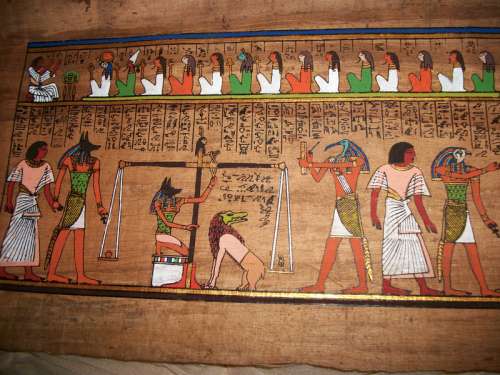 Old egypt hieroglyphs free photo