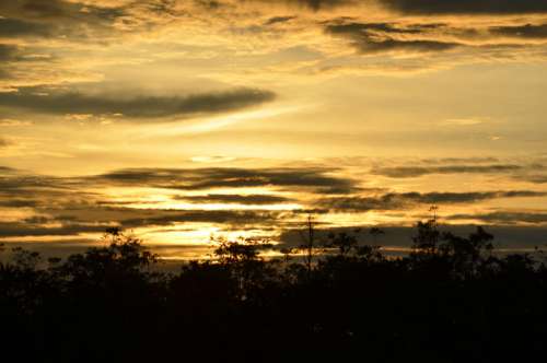 Orange Sunset in Malaysia free photo