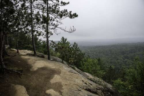 Overlook at the Bluff at Algonquin Provincial Park, Ontario free photo