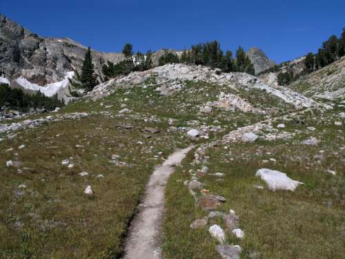 Paintbrush Canyon Trail in Grand Teton National Park, Wyoming free photo