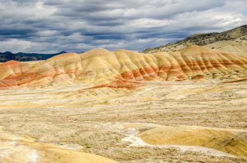 Painted Hills landscape in Oregon free photo