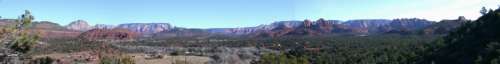 Panoramic of the area of Sedona, Arizona free photo