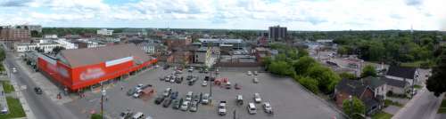 Panoramic View of Peterborough in Ontario, Canada free photo