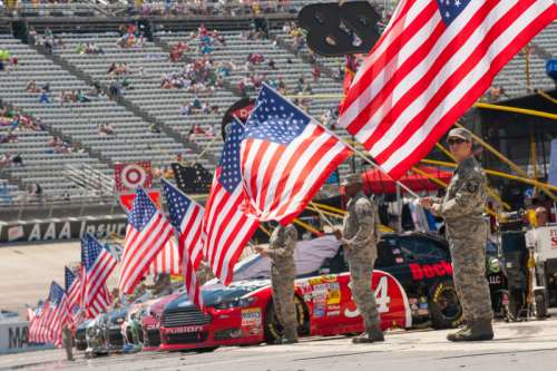 Patriotism display at Dover International Speedway, Delaware free photo