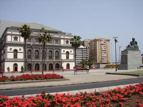 Pérez Galdós Theatre in Las Palmas, Spain free photo