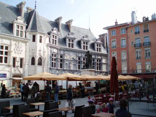 Place Saint-André in Grenoble, France free photo