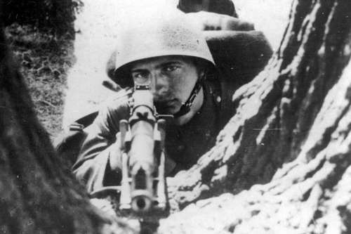 Polish Infantryman, 1939 during Invasion of Poland during World War II free photo