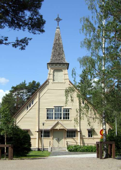 Pyhäntä Church in Finland free photo