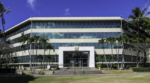 Queen Liliuokalani Building in Honolulu, Hawaii free photo