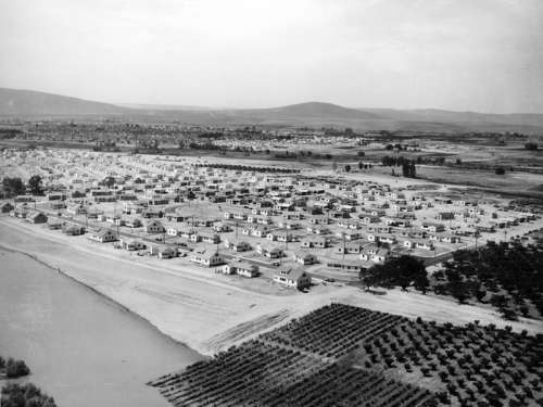 Richland during the early days of the Hanford project in Richland, Washington free photo