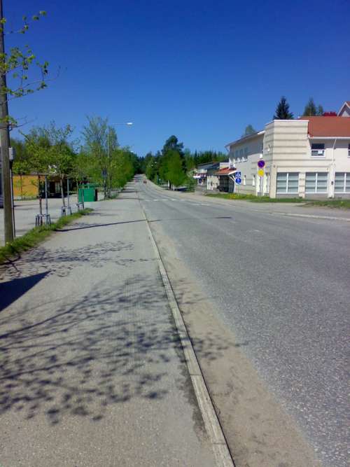 Road in Rautavaara, Finland free photo