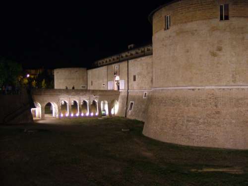 Rocca Costanza in Pesaro, Italy free photo