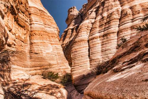 Rocks and Landscape near Santa Fe, New Mexico free photo