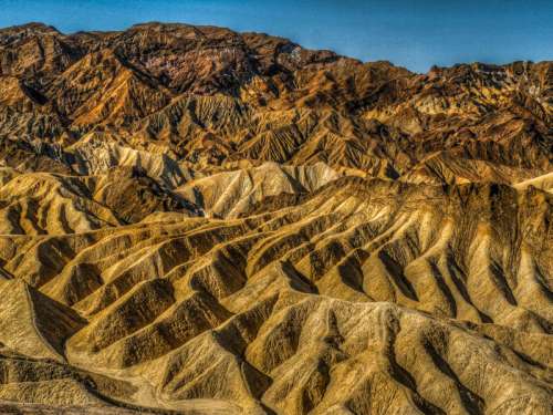 Rocks and formations in Death Valley National Park, Nevada free photo