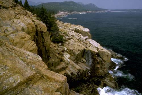 Rocky Coastline at Acadia National Park, Maine free photo