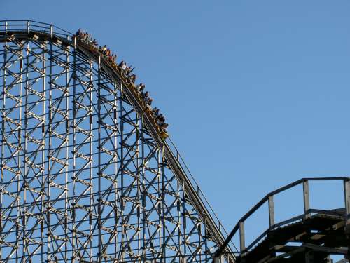 Roller Coaster Ride Amusement Park free photo