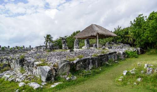 Ruins and Ancient Structures in Cancun, Mexico free photo