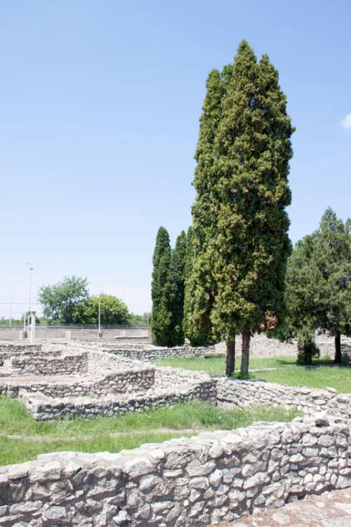 Ruins of Aquincum in Budapest, Hungary free photo