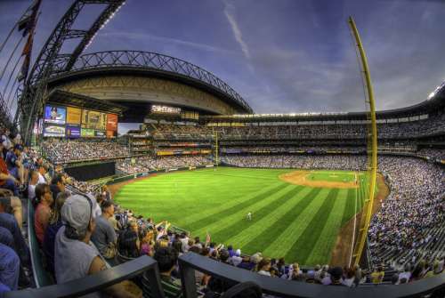 Safeco Field, home of the Mariners in Washington free photo