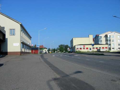 Säkylä centre and street in Finland free photo