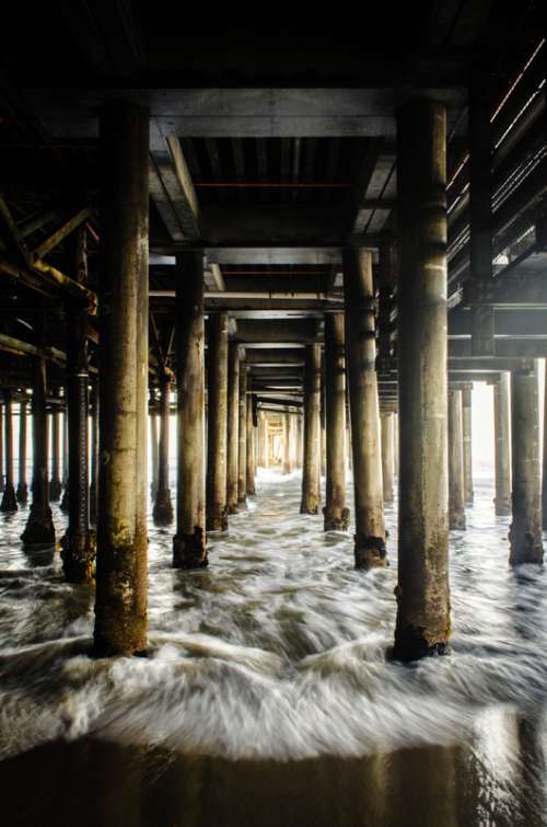 Santa Monica Pier in California free photo