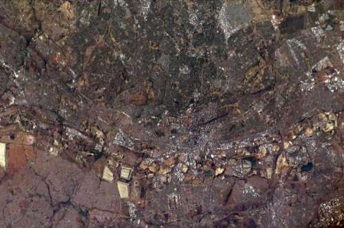 Satellite Image in Johannesburg, South Africa free photo