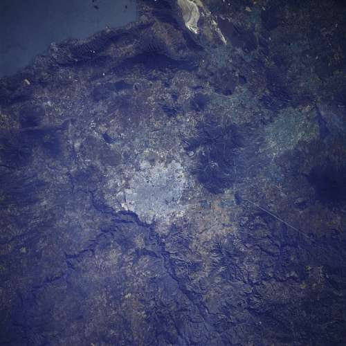 Satellite Image of Guadalajara, Mexico free photo