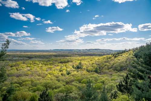 Scenic view from Levis Mound free photo