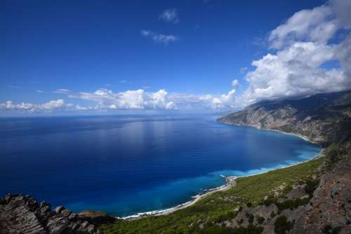 Seaside Coast of Crete, Greece free photo