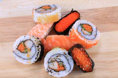 Set of Sushi free photo